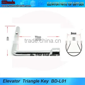 Elevator Door Parts L-Type Door Triangular Key BD-L01 thumbnail-1