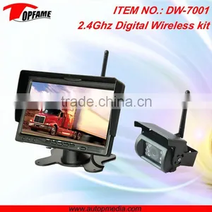 DW-7001 7inch Digital Signal Wireless Reversing Camera Connection Kit, Provide Stable, Secure, Confidential Signal thumbnail-1