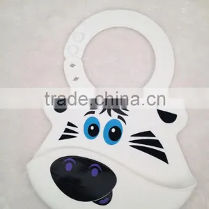 Latest Design 2016 Customized Washable Silicone Baby Bib With FDA Approval thumbnail-4
