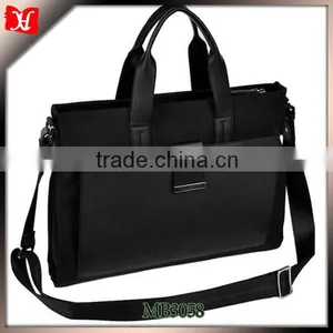 Men Handbag Tote Bag CanvasTriple Gusset Laptop Tote For 14" Laptops Black/Burgundy Men's Canvas Bag Mockup Free thumbnail-1