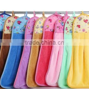 Factory Sale Directly Client Design Coral Fleece Hand Towel Stock thumbnail-1