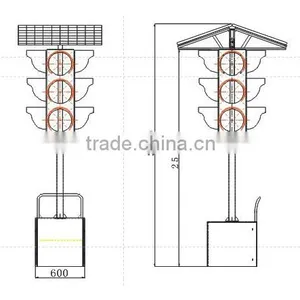 SATE 24H Working Solar Traffic Light thumbnail-6