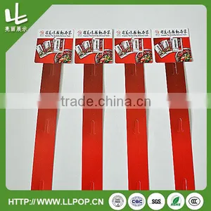 Supermarket Hanging Clip Strip on Shelf thumbnail-2