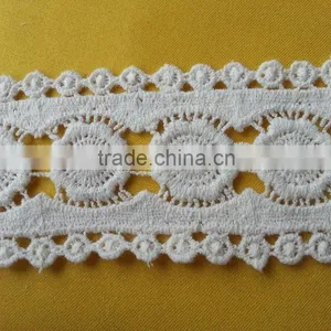 2015 New Arrival Flower Pattern Cotton Crochet Lace for Dress H1523 thumbnail-3