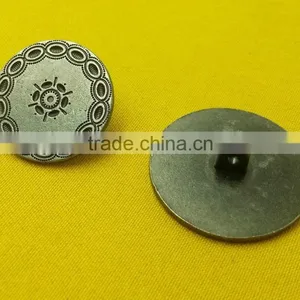 Fancy Sew-on Metal Shank Button For Jacket --- MJ2083 thumbnail-2