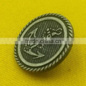 Anchor Logo Metal Shank Button For Jacket or Coats --- MJ1160 thumbnail-3