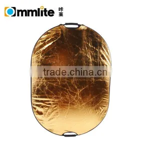 Double-hanger Hand-held 5-in-1 Folded Reflector Black/White/Silver/ Gold/Soft 60*90 thumbnail-3