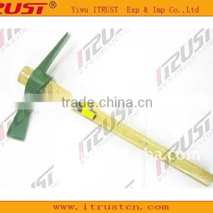 Garden Tool Pickaxe With Wooden Handle thumbnail-1