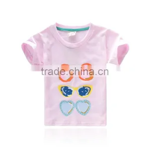 2015 Wholesale New Fashion Design Baby Girls Tshirt thumbnail-2