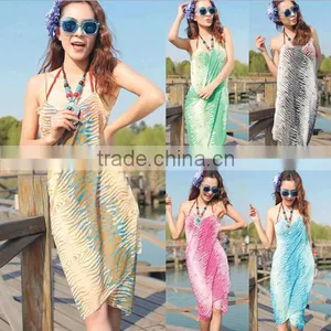 Chinese Wholesale Printed Sexy Women Beach Towel thumbnail-1