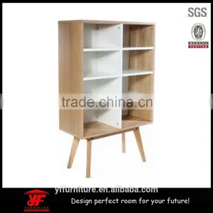 Wooden Living Room Bookcase Furniture Modern Ladder Bookshelf Supplier's Choice thumbnail-1