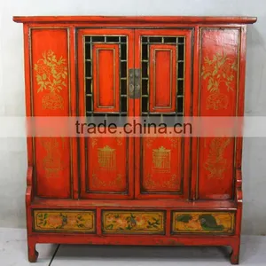 Chinese Antique Wedding Wardrobe thumbnail-1