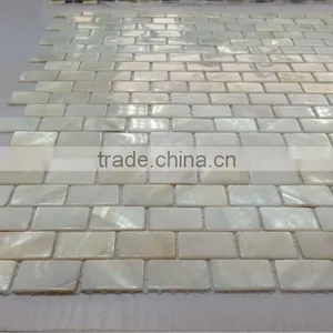 12"x12" White Mother of Pearl Shell Mosaic thumbnail-1