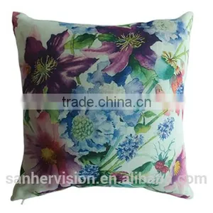 100% Polyester Digital Custom Printed Cushion Cover thumbnail-1