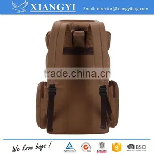 New Canvas Hiking Brown Vintage Travel Large Capacity Backpack Bag thumbnail-2