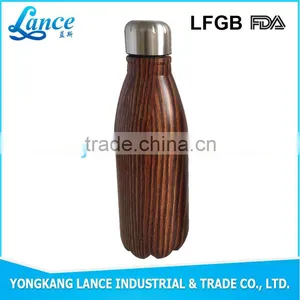 China Factory Wholesale Cola Shaped Vacuum 18/8 Stainless Steel Water Bottle thumbnail-2