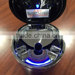 LED Car Ashtray With Cigarette Self-extinguishing Function thumbnail-4