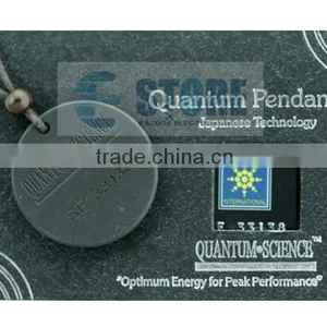 Super Star Design Lava Stone Japanese Quantum Scalar Energy Pendant With Authenticity Card and Chain thumbnail-3