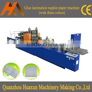 Printing Serviette Tissue Lamination Folding Square Napkin Paper Production Machine Factory thumbnail-1