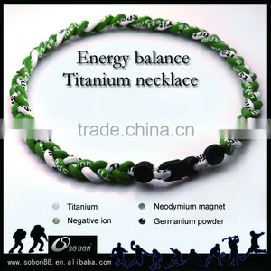 Baseball Rope Necklasses Negative Ion Sports Energy Necklet thumbnail-1