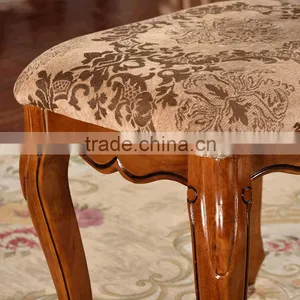 Handmade Vintage Wooden Foot Stool Chair thumbnail-3