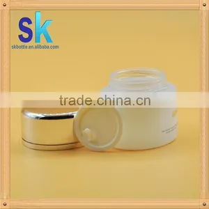 Wholesale Manufacturer Cosmetic Glass Jar With Child Safety Cap thumbnail-3