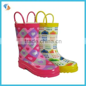 Kids Rain Boots With Handle thumbnail-1