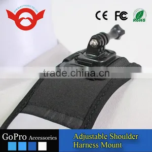 2016 Newest go Pro Camera Adjustable Shoulder Strap Mount for go Pro Hero Camera Xiaomi yi Camera thumbnail-4