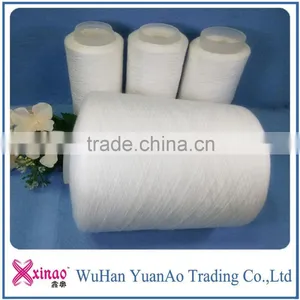 Raw White and Dyed Colour Plastic Dye Tube Yarn 100% Polyester Ring Spun Yarn Supplier's Choice thumbnail-1