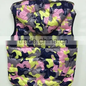 2015 Sleeveless Cami Woman Wholesale Custom Windbreaker Jacket With Hood thumbnail-2