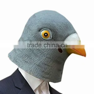 Animal Head Party Mask Pigeon Head Latex Mask Cosplay Mask thumbnail-2