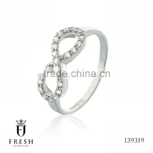 Fashion 925 Sterling Silver Ring - 139319 , Wholesale Silver Jewellery, Silver Jewellery Manufacturer, CZ Cubic Zircon AAA thumbnail-1