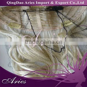 Machine Made Hotsale Remy Hair 3/4 Wig thumbnail-1