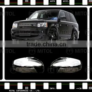 For LAND ROVER RANGE ROVER SPORT 10- Chrome Door Mirror Cover Rim Frame thumbnail-1