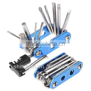 15 in 1 DIY Bike Repair Multi Tool Tyre Repair Tool Kits thumbnail-1