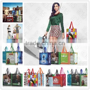 Non Woven Packing Plastic Bag for Clothes Shopping Shoes Carry Bag thumbnail-3