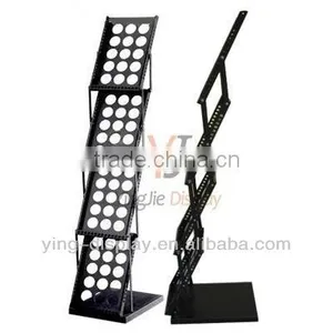 Folding Brochure Metal Cabinet Shelf Brackets for Holding Magzine thumbnail-1