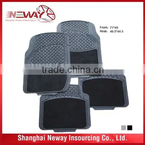 Universal PVC Car Mats With Carpet/rubber Car Mat With Carpet thumbnail-1