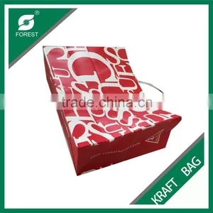 NEW DESIGN RED KRAFT PAPER BAG MANUFACTURER thumbnail-3