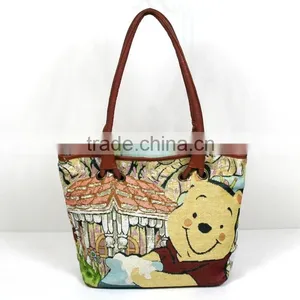 Eco Hemp Handled Shopping Bag Hand Bags Woman thumbnail-1