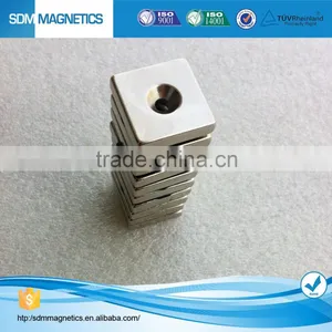Cutom Shape Size N35-N38AH Hole Neodymium Magnet thumbnail-1