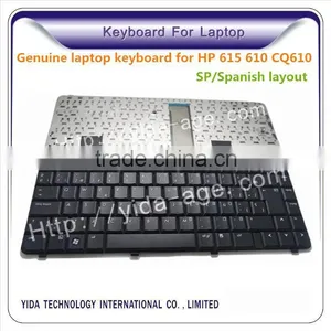 Spanish Keyboard for Laptop HP COMPAQ 615 610 CQ610 Black thumbnail-1