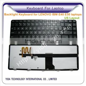 New Original US Backlight Keyboard for LENOVO IBM E40 E50 Laptops thumbnail-1