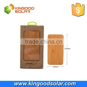 2016 Newest Portable 4000mah Wooden Rohs Power Bank Charger thumbnail-5