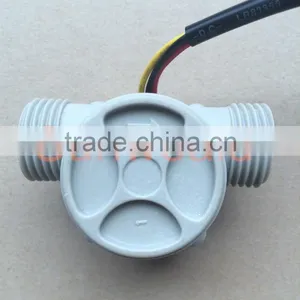 DN15 G1/2" Rate 1~30L/min Hall Magnetic Plastic Trasonic Water Flow Sensor for Pump thumbnail-3