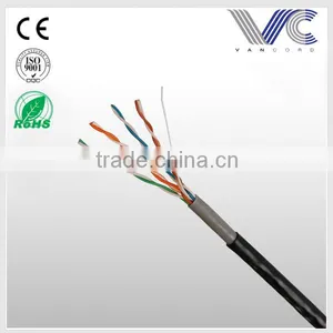 Frankever Best Price Dual Jecket Outdoors UTP CAT5E Lan Cable With Wooden Drum thumbnail-1