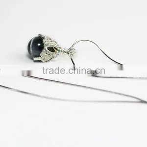 High Quality Black Cat Eye Pendant thumbnail-6