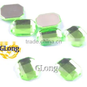8*10mm Acrylic Flat Back Octagon Mix Color Bling Rhinestone & Crystal For Stylish Bags Garment Shoes #GY010-10P(Mix-s) thumbnail-5
