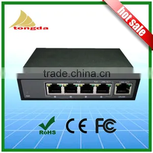Atongda 60W 5 Port10/100Mbps PoE Switch 48V for IP Camera thumbnail-1