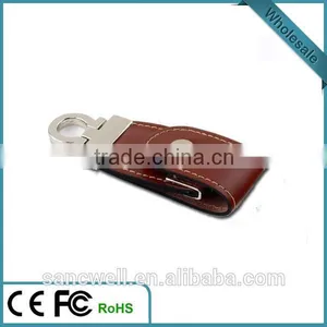 Bulk Leather USB Flash Drive for Promotion Gifts thumbnail-1